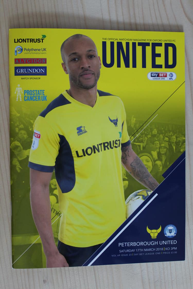 Oxford United FC v Peterborough United FC